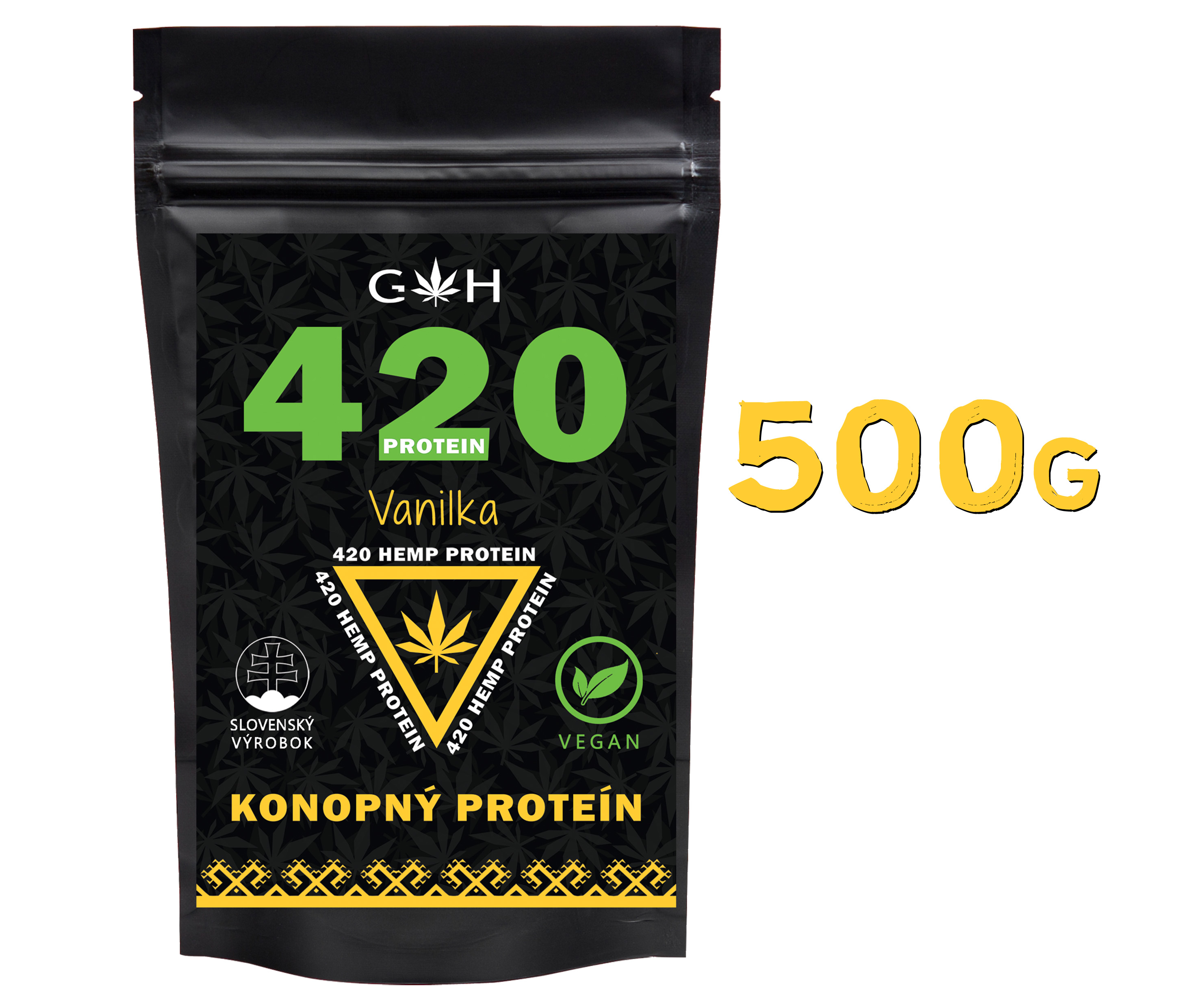 Konopný proteín / vanilka 500g