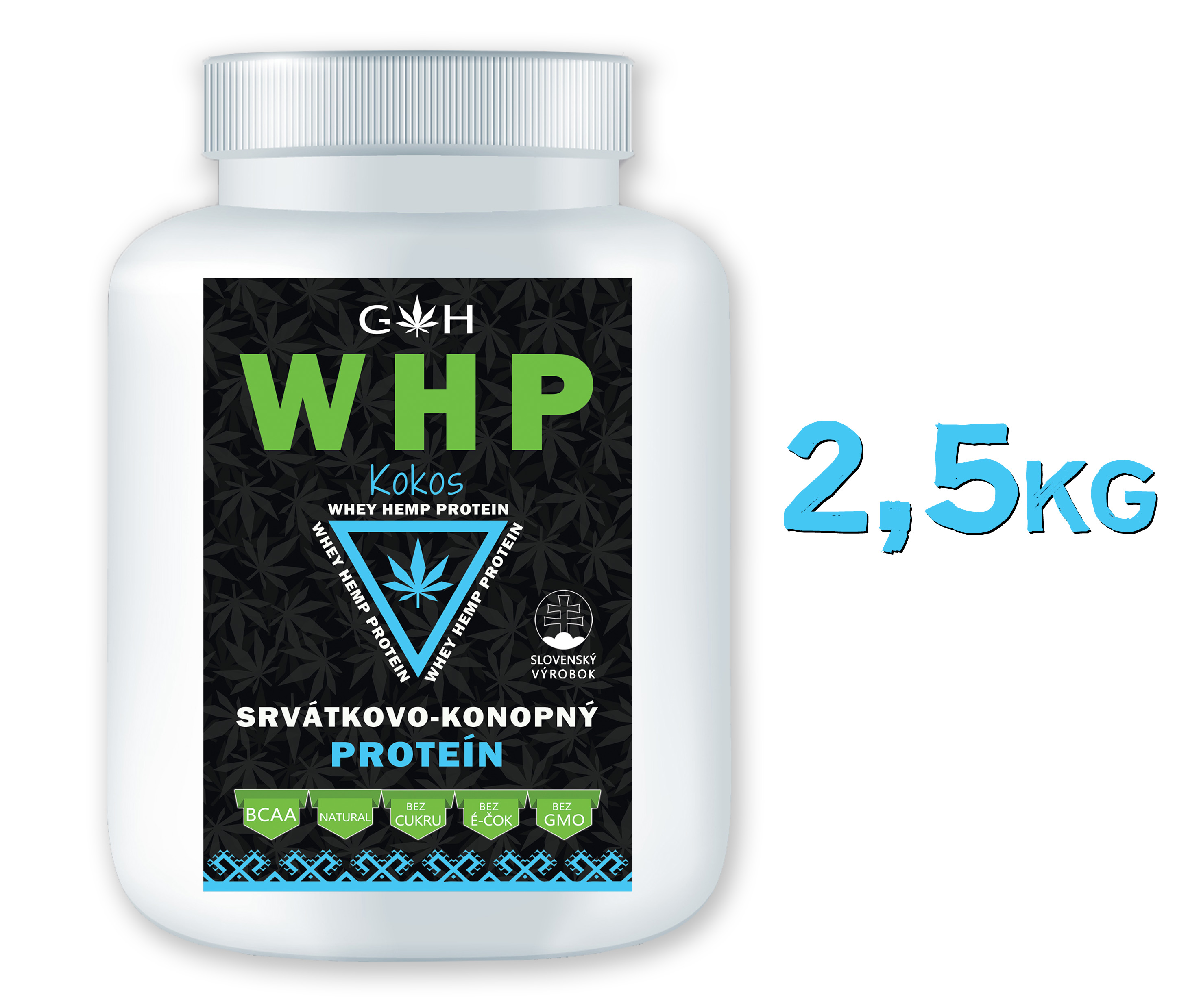 WHP proteín / kokos 2,5kg