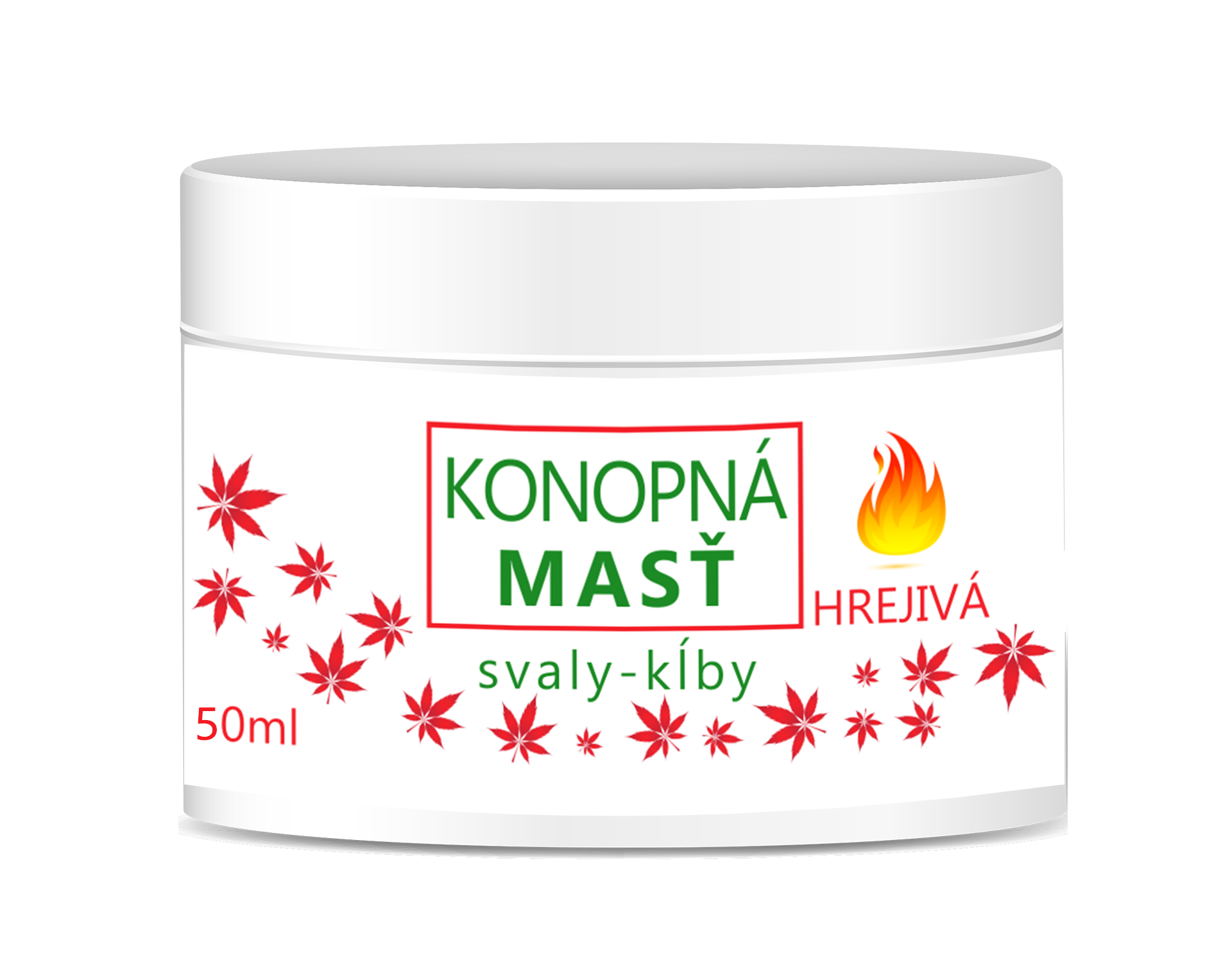 Konopná bylinná masť - hrejivá 50ml