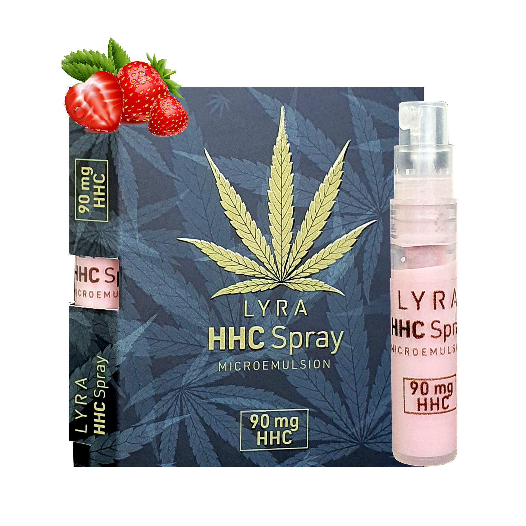 HHC Ústny Sprej - jahoda 0,2ml