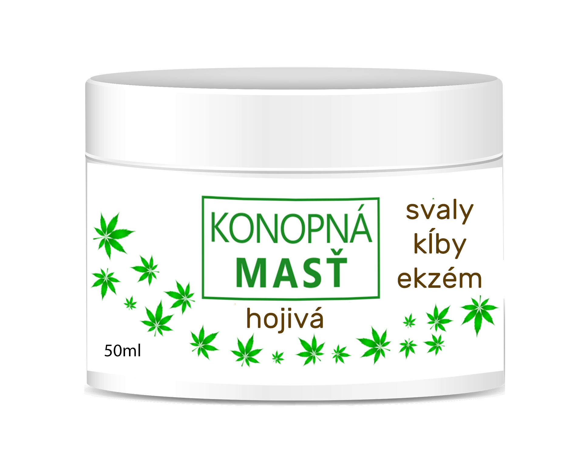 Hojivá konopná masť. 50ml