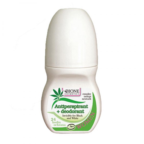 Bione Cosmetics Antiperspirant + deodorant Roll-on Dámsky zelený