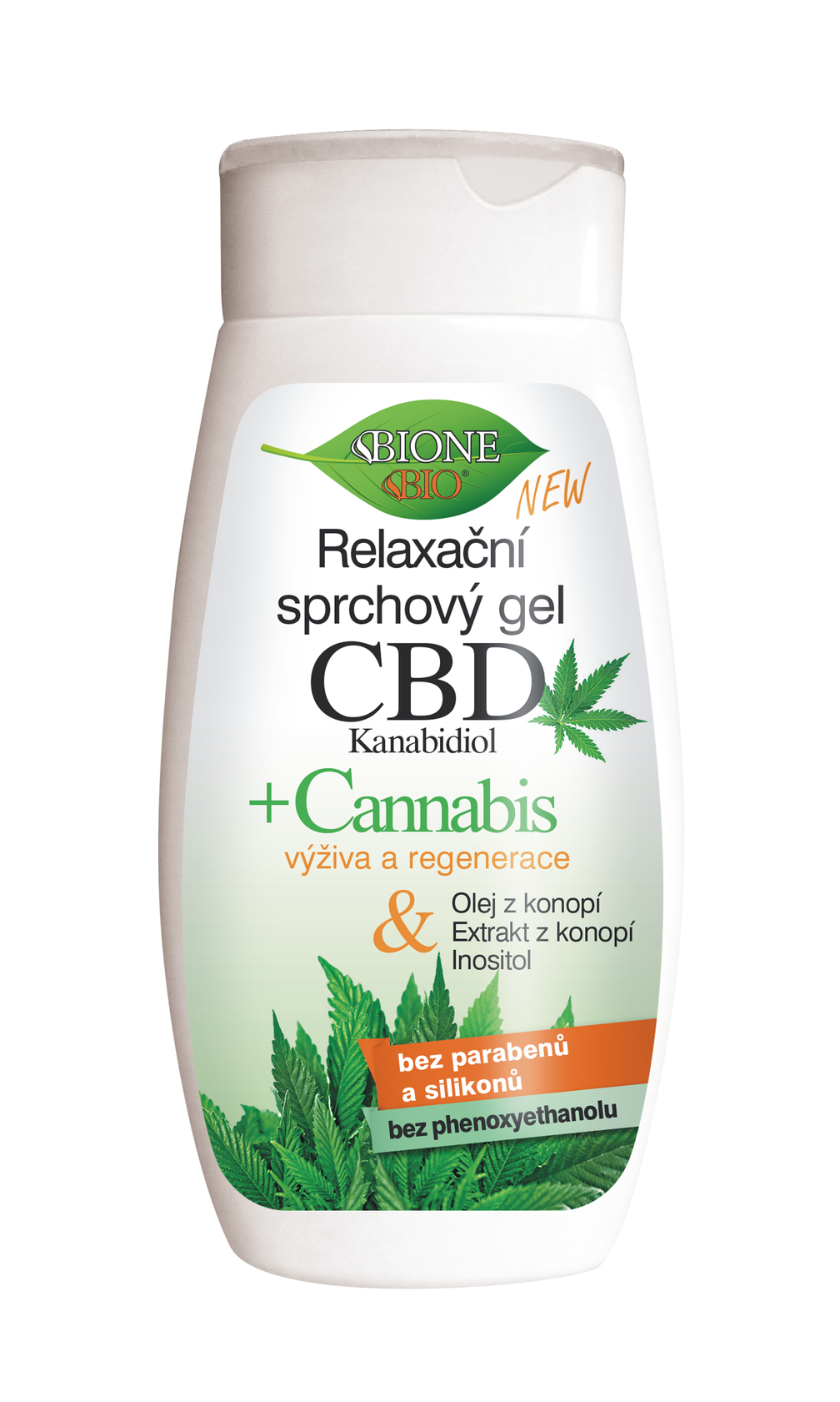 CBD+CANNABIS Sprchový gél relaxačný 