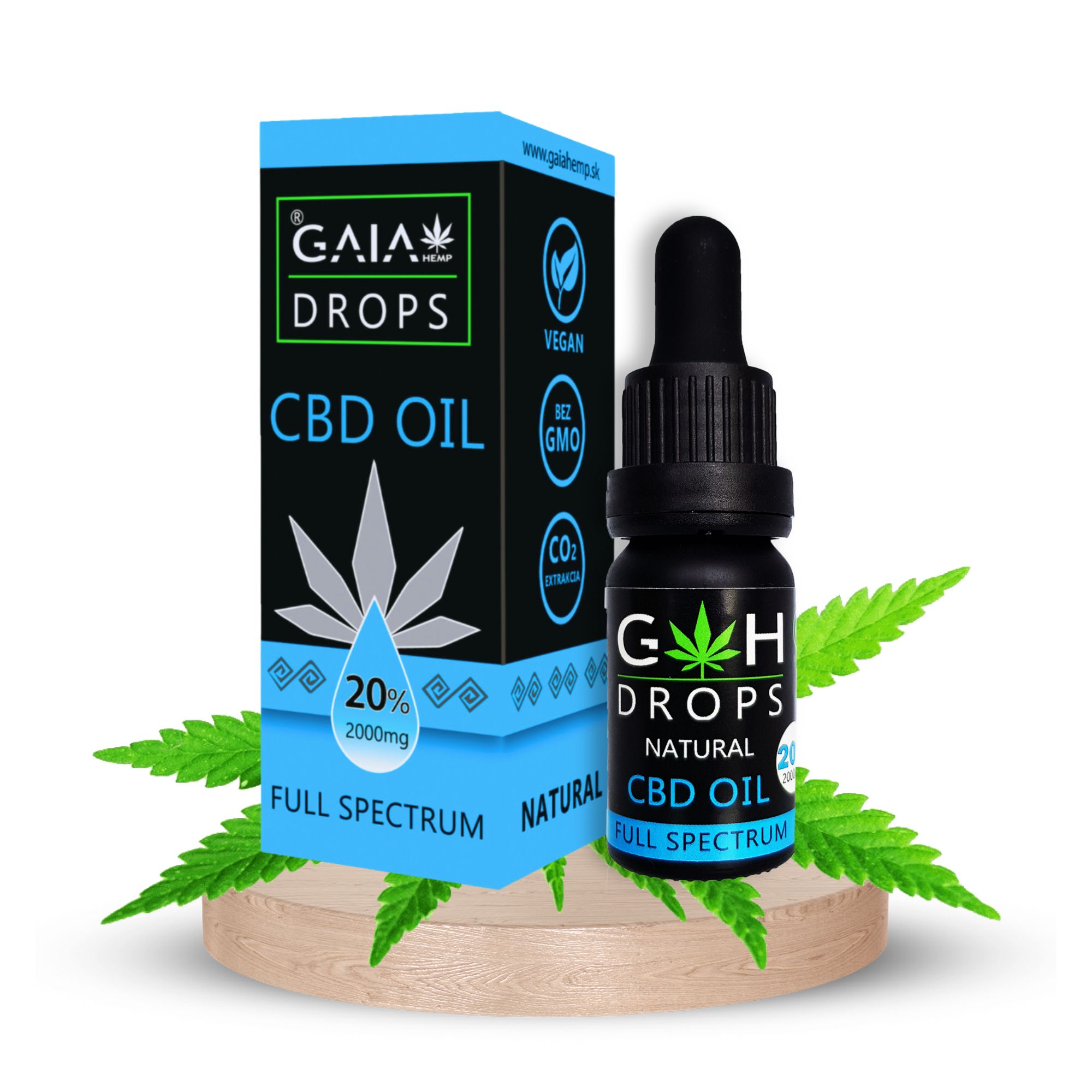 CBD olej 20% / kvapky