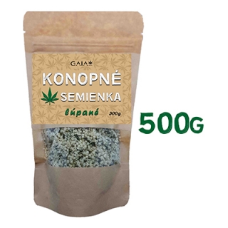 GaiaHemp  Konopné semienka 500g lúpané