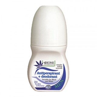 Bione Cosmetics Antiperspirant + deodorant Roll-on Pánsky modrý